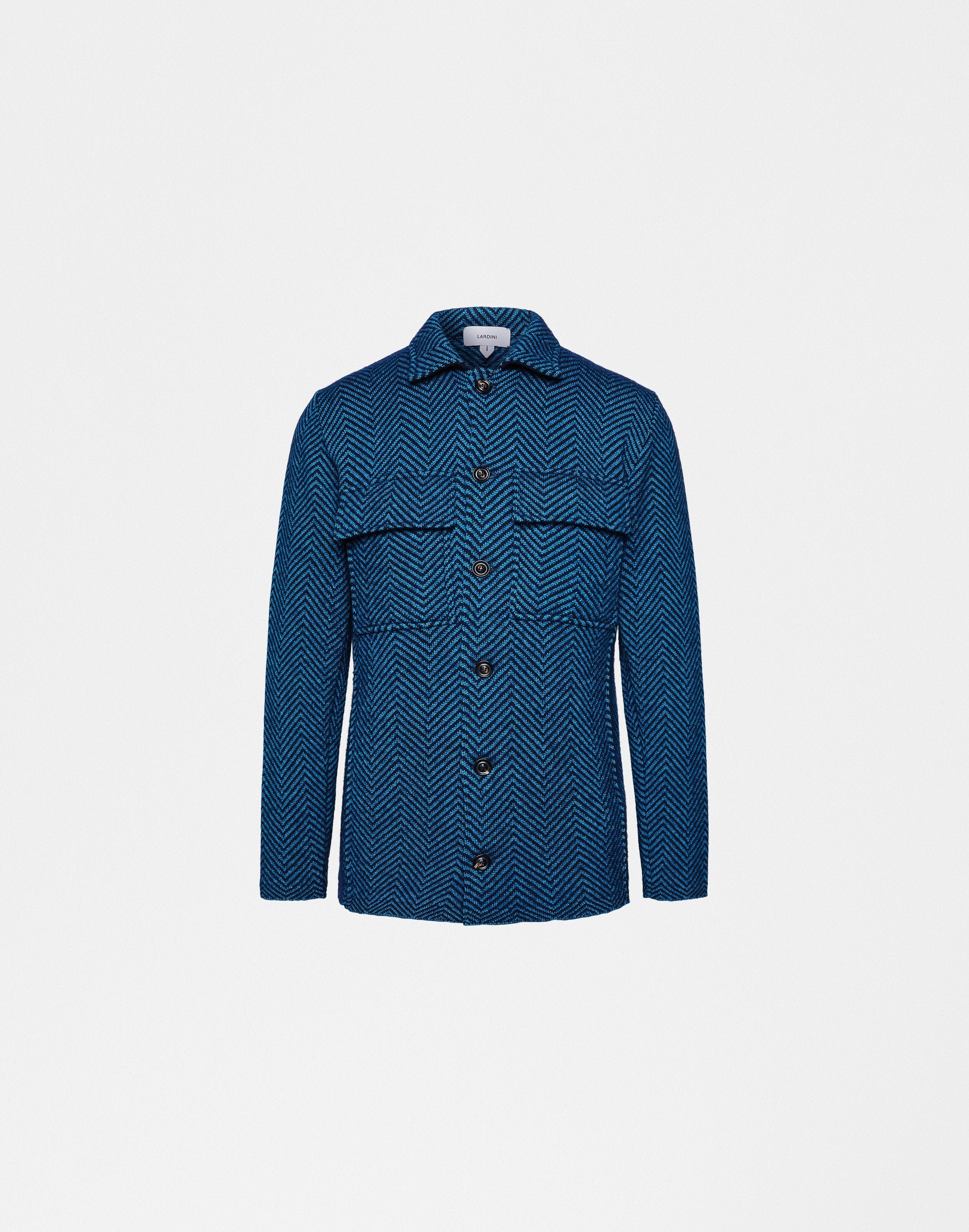 Lardini single-breasted wool blazer - Blue