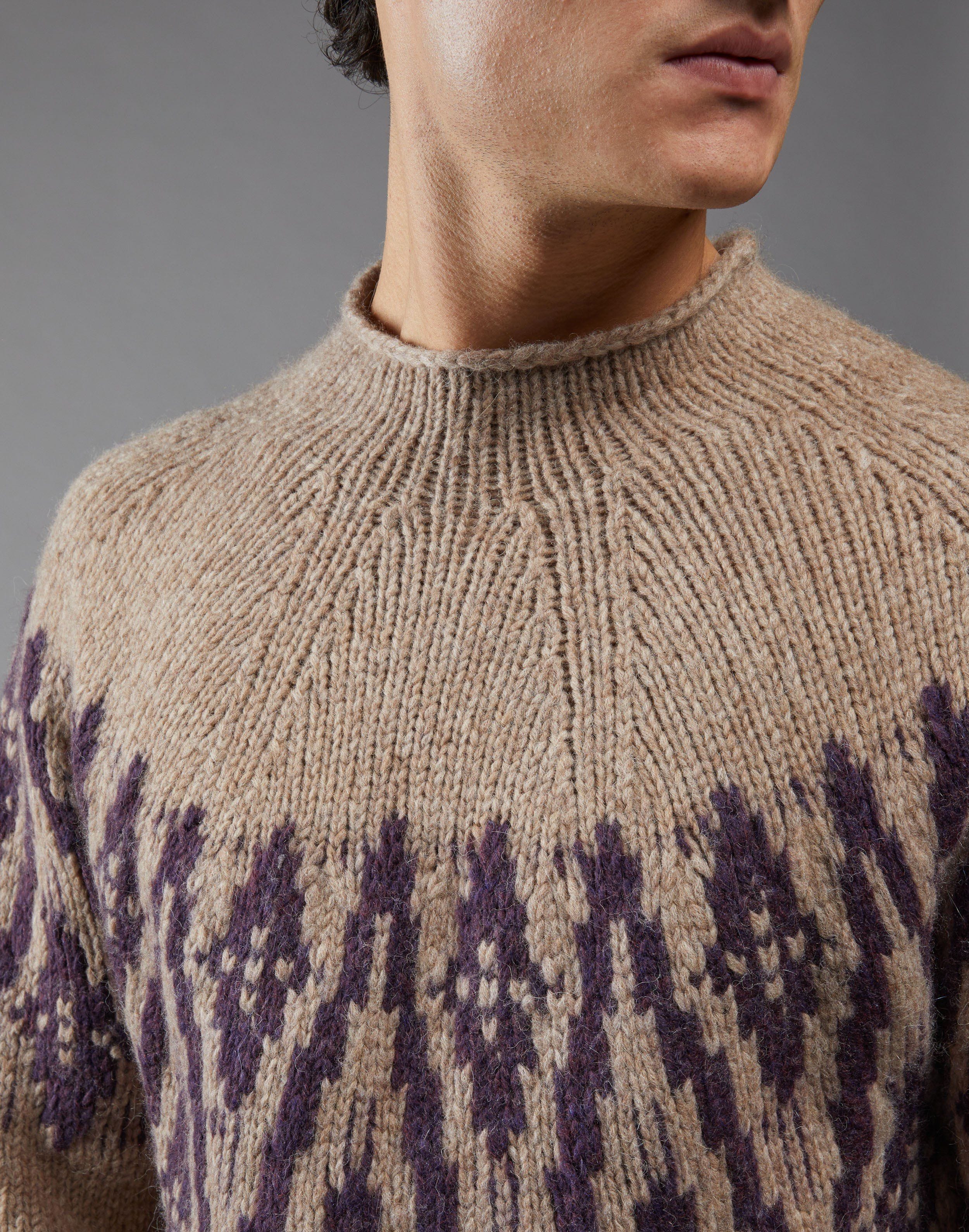 Ted Baker Emallly Branded Jacquard Knit Sweater