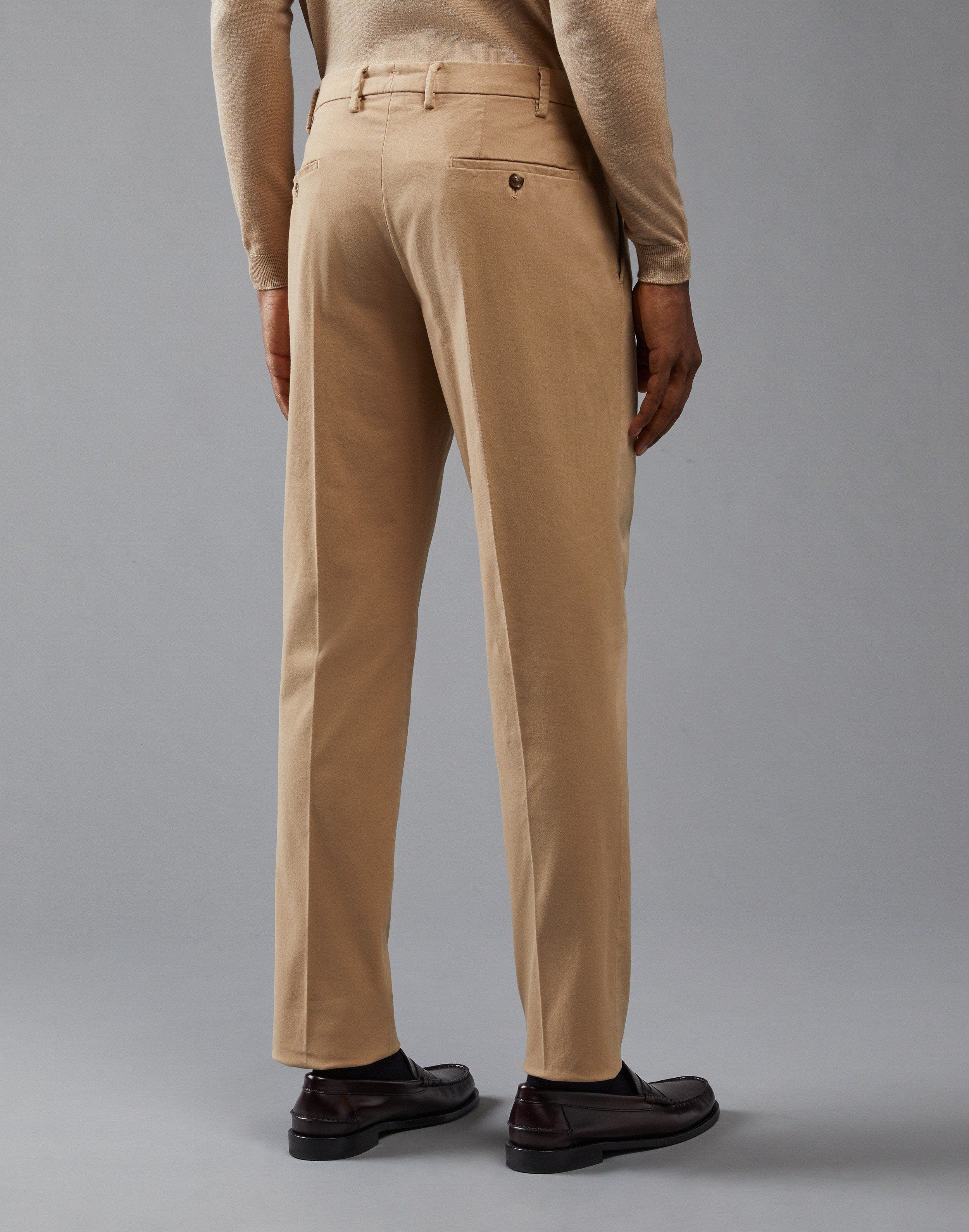 Camel slant pocket pants | Lardini