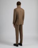 Special Line suit in natural-colour cashmere 3