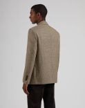 Attitude single-breasted jacket in wool with glen plaid pattern 4