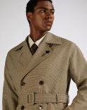 Attitude double-breasted wool trench coat with waist belt 4