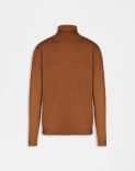 Hazelnut turtleneck in merino wool, silk and cashmere 1