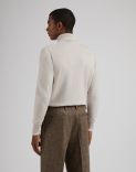 Beige turtleneck in Cariaggi count 100% pure cashmere 4