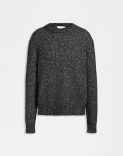 Grey long-sleeve crew-neck sweater 1