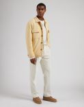 Feeling trousers in cream-coloured 500-line velvet 3