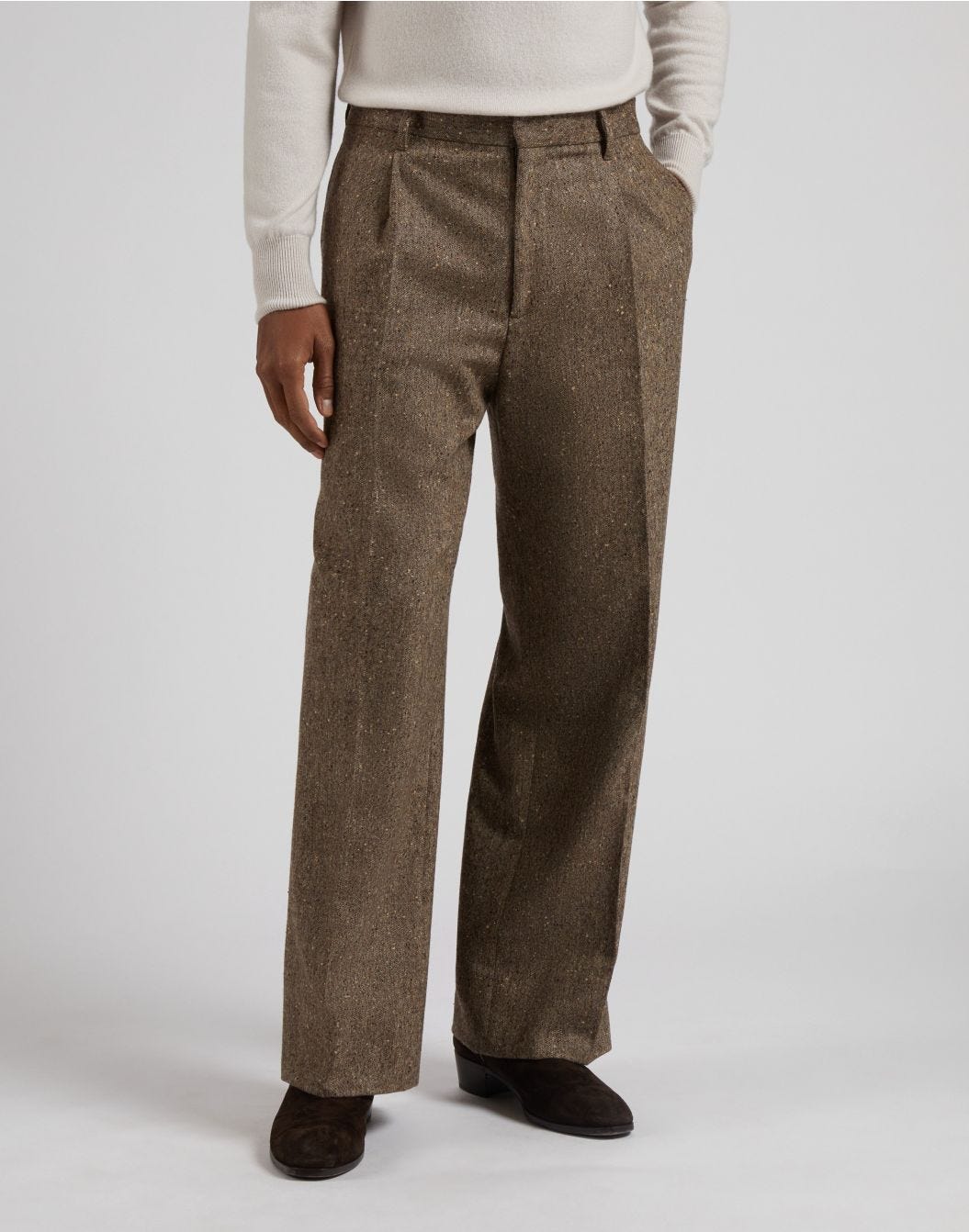 Miami trousers in Donegal tweed 