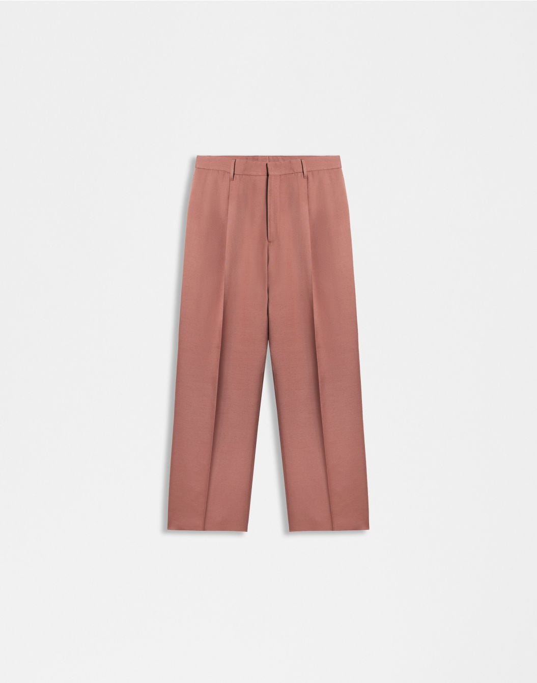 Pink viscose comfort trousers