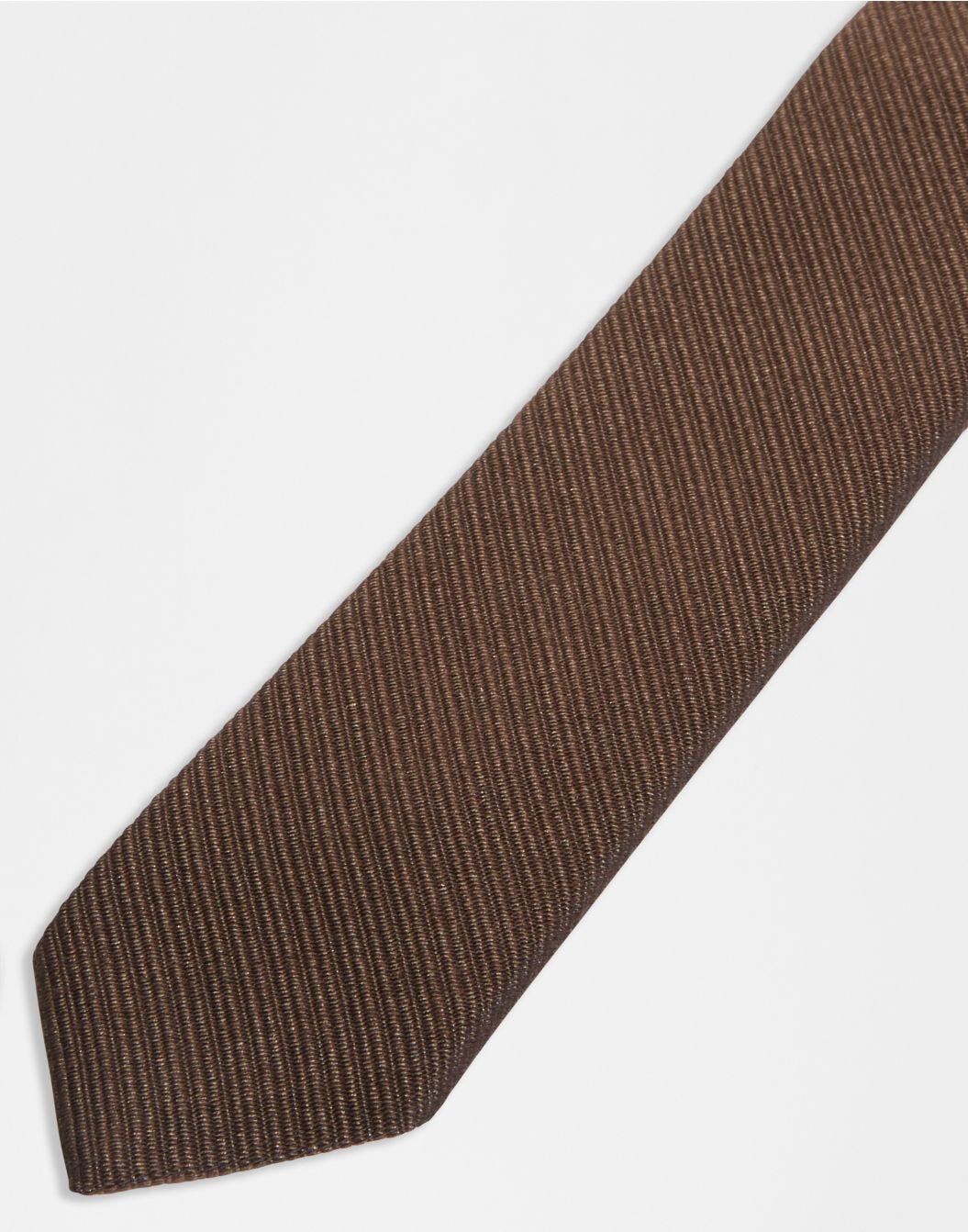 Wool and silk jacquard tie with Ottoman pattern