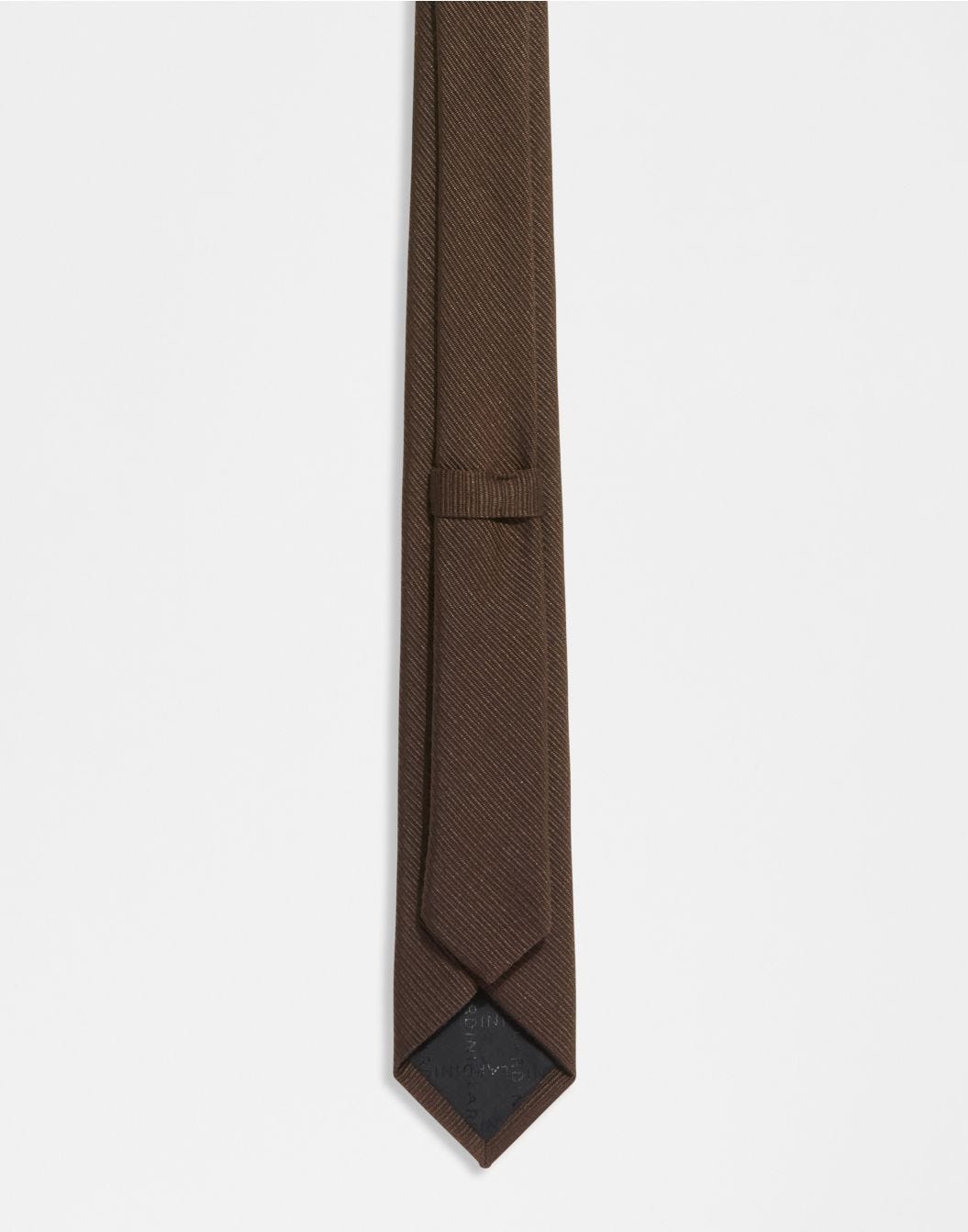 Wool and silk jacquard tie with Ottoman pattern