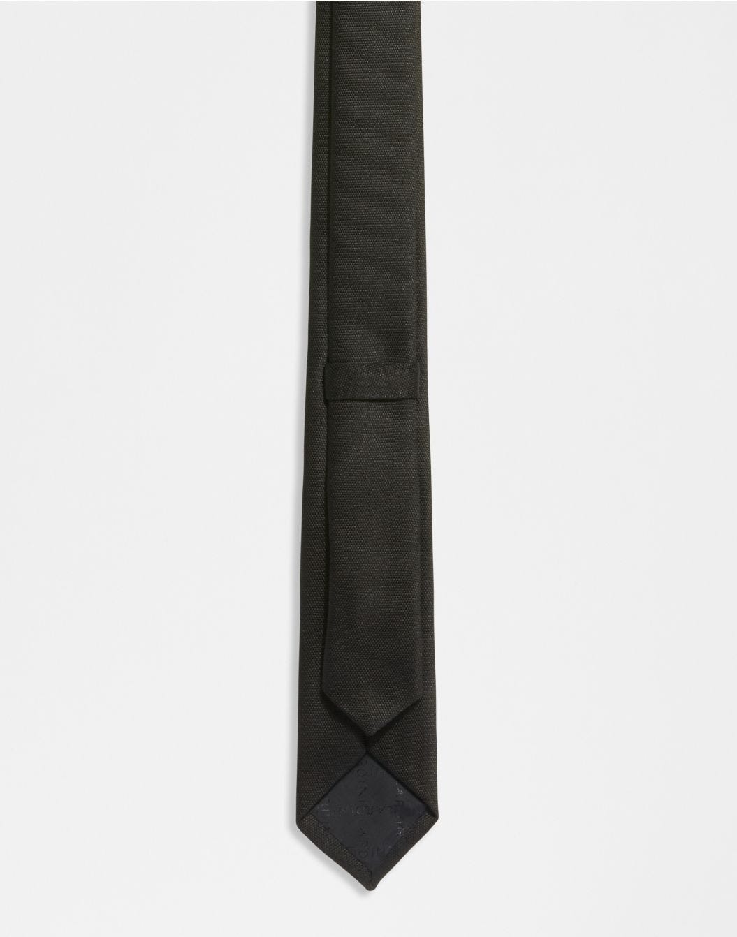 Black silk jacquard tie