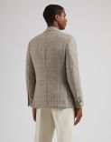 Special Line single-breasted cream jacket in wool, baby alpaca and silk. 4