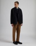 Hazelnut mohair wool trousers 3